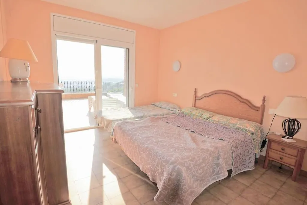 Villa Fluvia: Swimming-Pool, Seaview, 1200M Center And Beach Λορέτ Ντε Μαρ Ισπανία